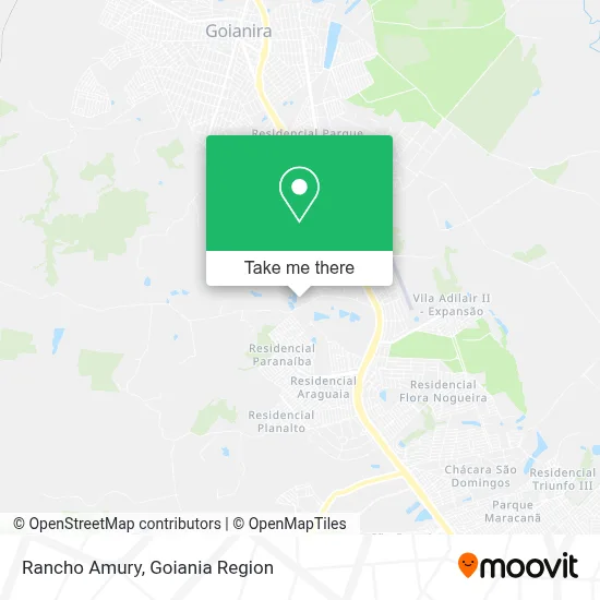 Rancho Amury map