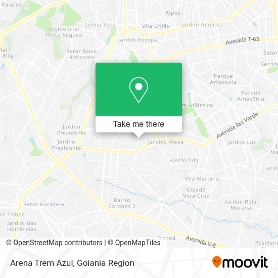 Arena Trem Azul map