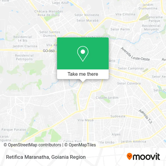 Retifica Maranatha map