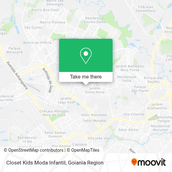 Closet Kids Moda Infantil map