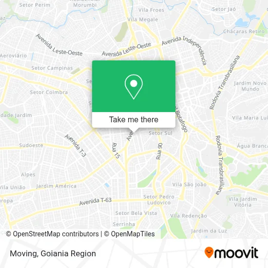 Moving map