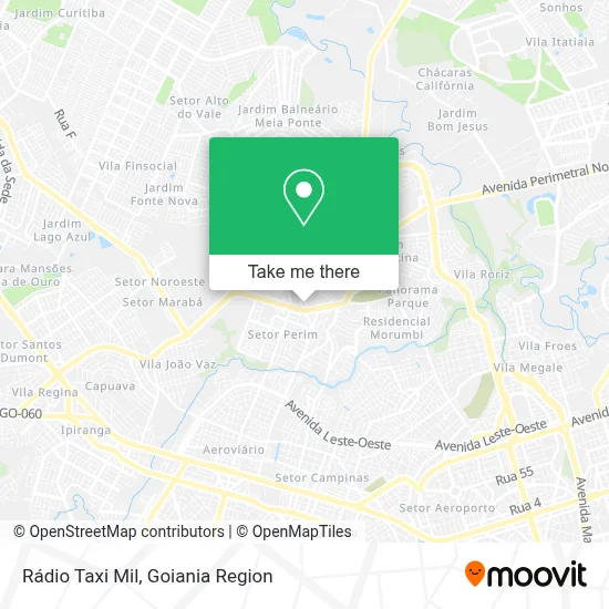 Rádio Taxi Mil map