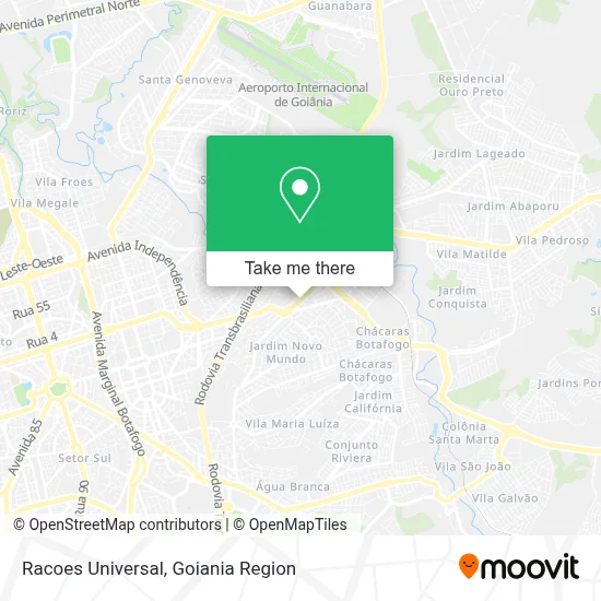 Racoes Universal map