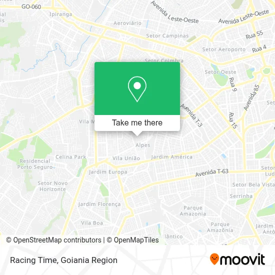 Racing Time map