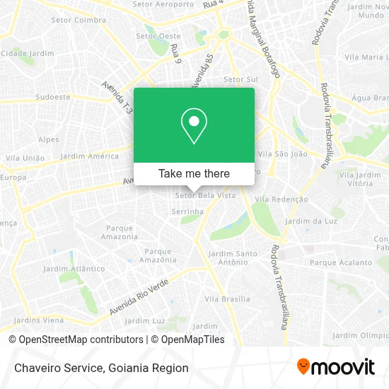 Chaveiro Service map