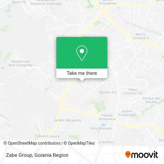 Zabe Group map