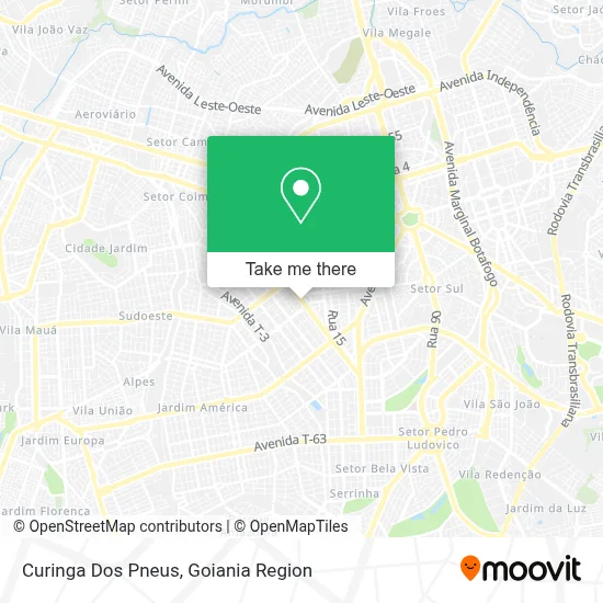 Curinga Dos Pneus map