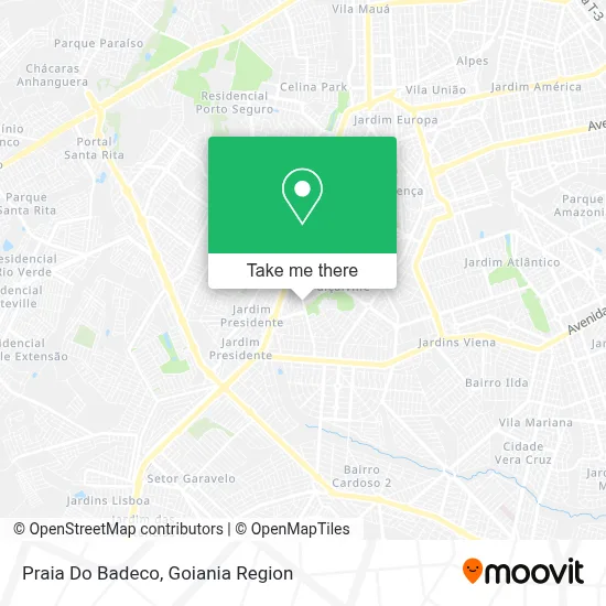 Praia Do Badeco map