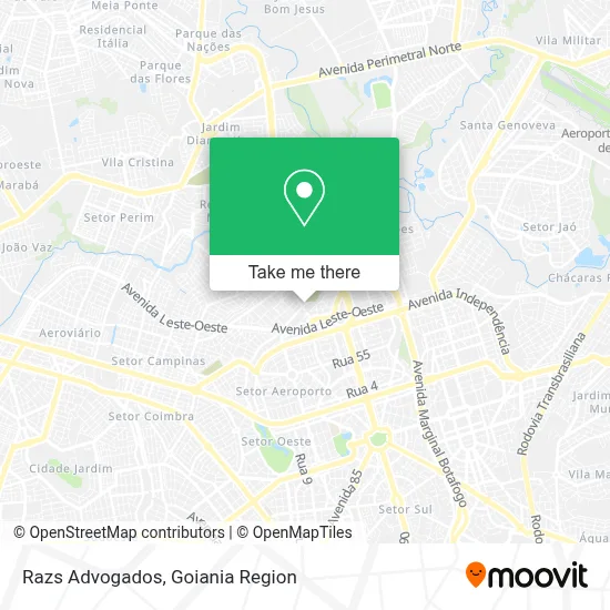 Razs Advogados map