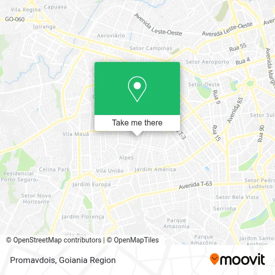 Promavdois map