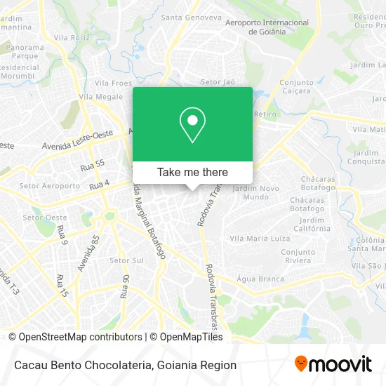 Cacau Bento Chocolateria map