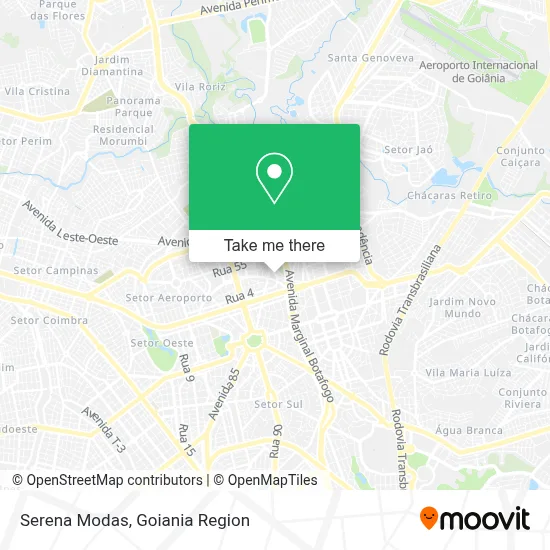 Serena Modas map