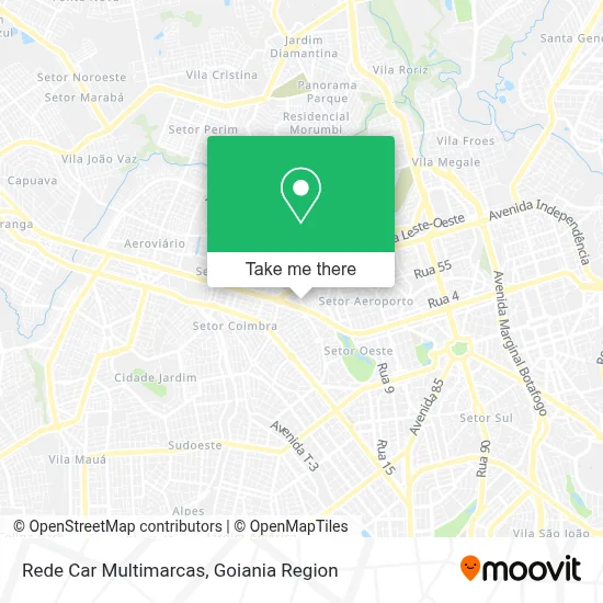 Rede Car Multimarcas map