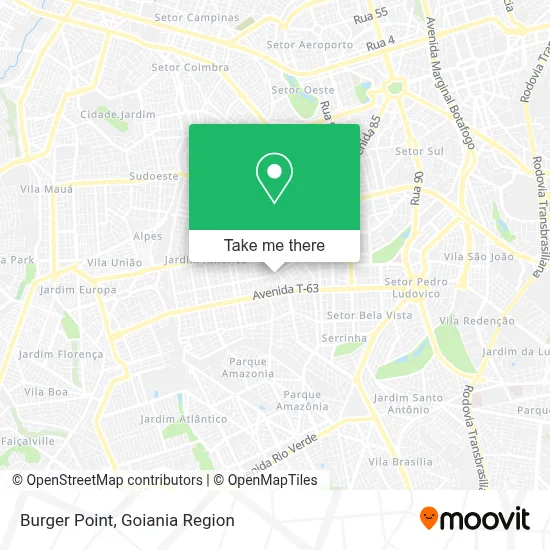 Burger Point map
