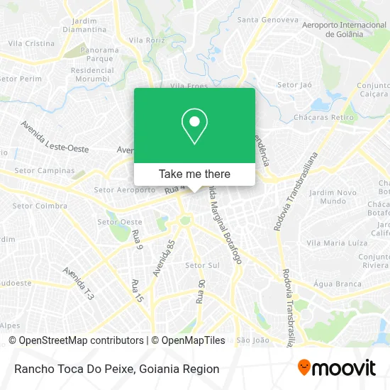 Rancho Toca Do Peixe map