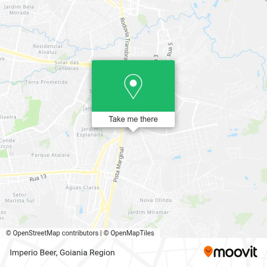 Imperio Beer map