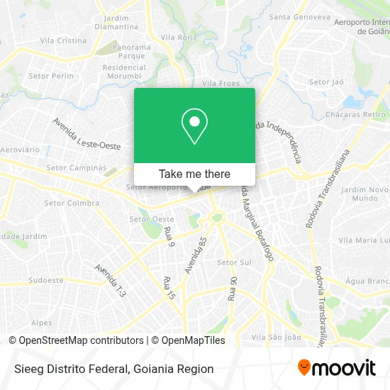 Sieeg Distrito Federal map