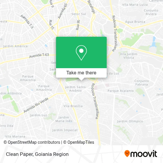 Clean Paper map