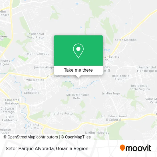 Setor Parque Alvorada map