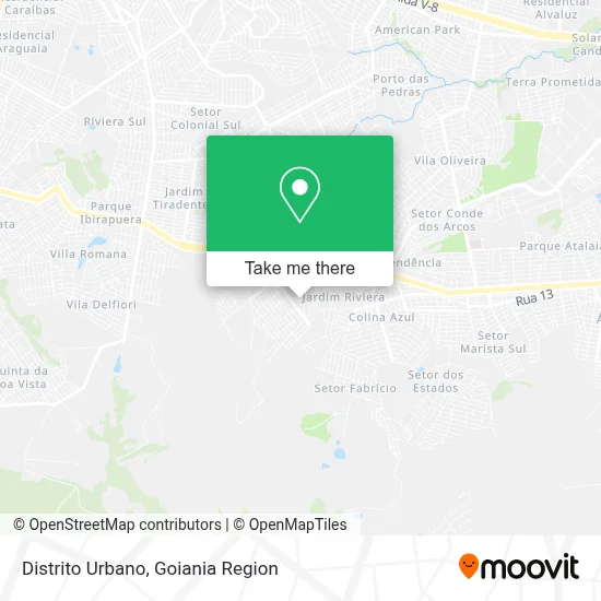 Distrito Urbano map