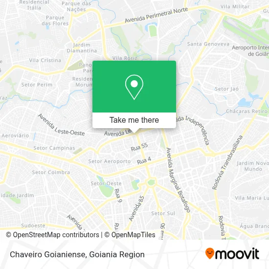 Chaveiro Goianiense map