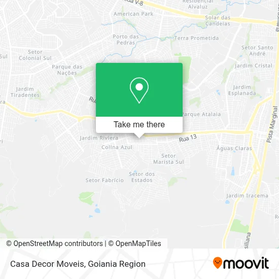 Casa Decor Moveis map