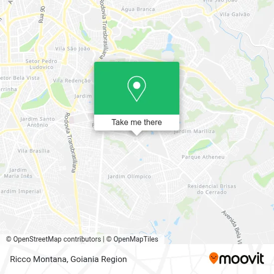 Ricco Montana map
