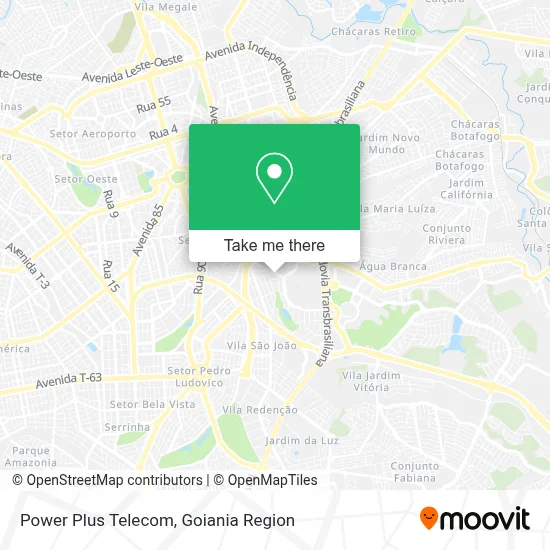 Power Plus Telecom map