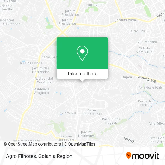 Agro Filhotes map