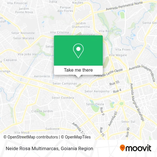 Neide Rosa Multimarcas map