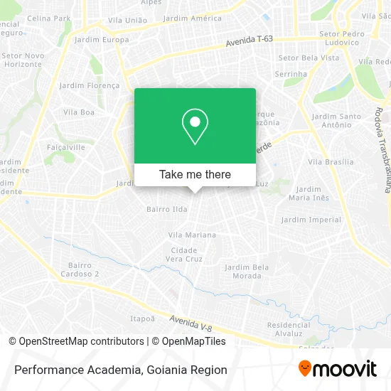 Performance Academia map