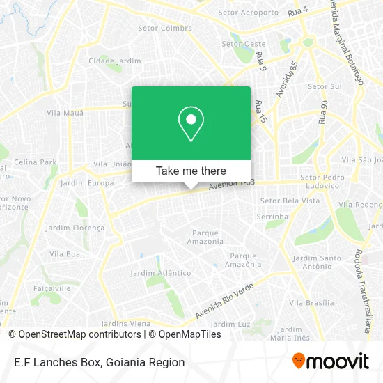 E.F Lanches Box map