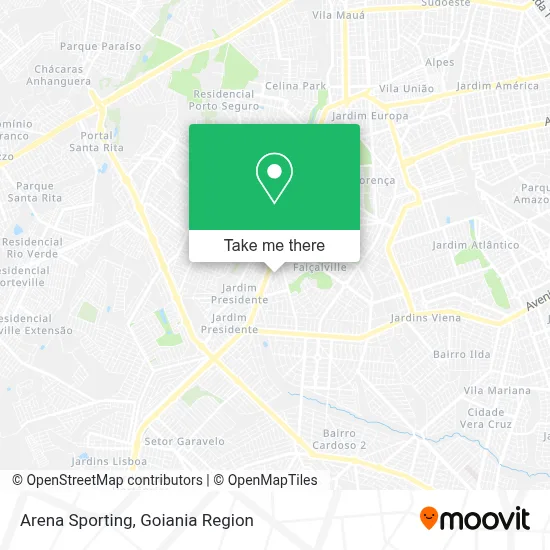 Arena Sporting map