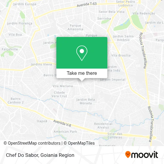 Chef Do Sabor map
