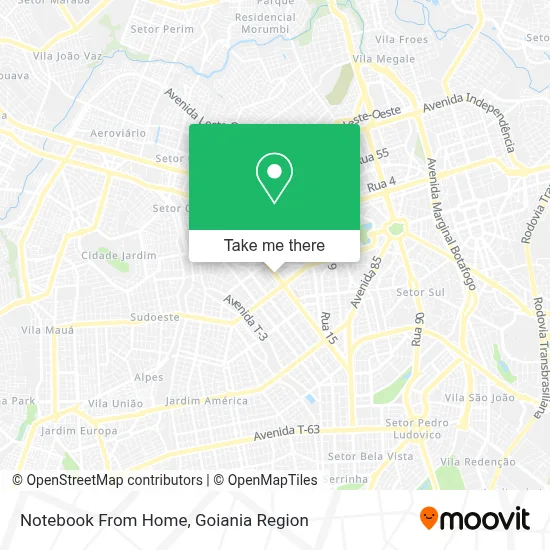 Notebook From Home map