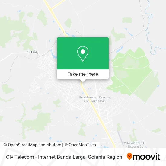 Olv Telecom - Internet Banda Larga map