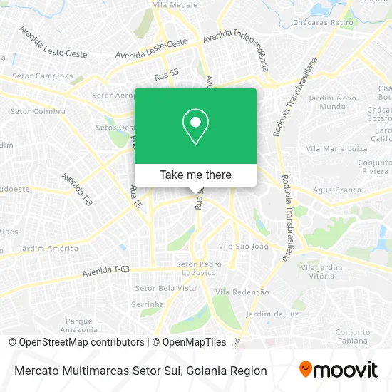 Mercato Multimarcas Setor Sul map