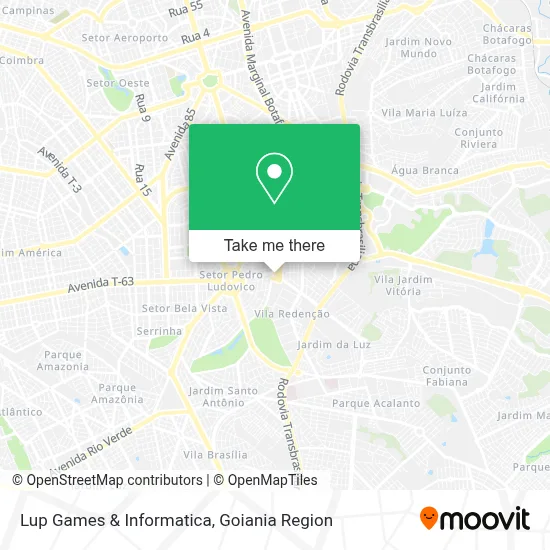 Lup Games & Informatica map