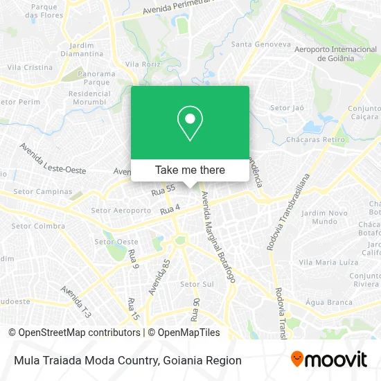 Mula Traiada Moda Country map