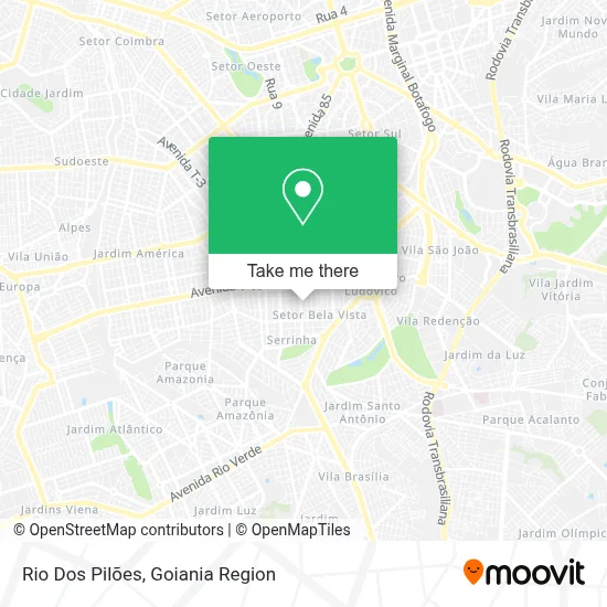 Rio Dos Pilões map