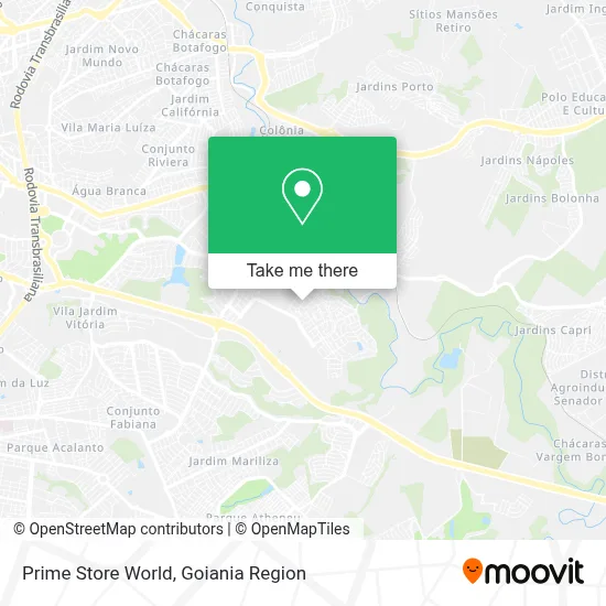 Prime Store World map