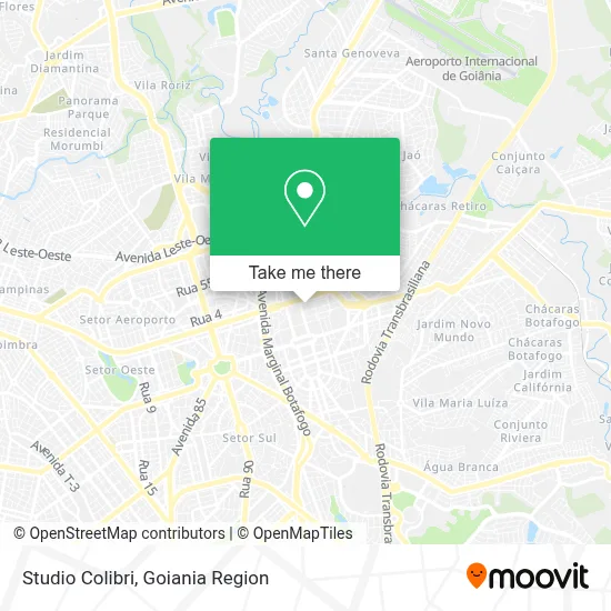 Studio Colibri map