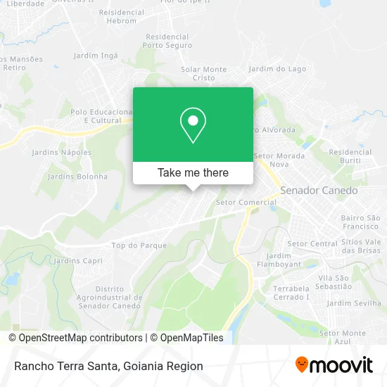 Rancho Terra Santa map