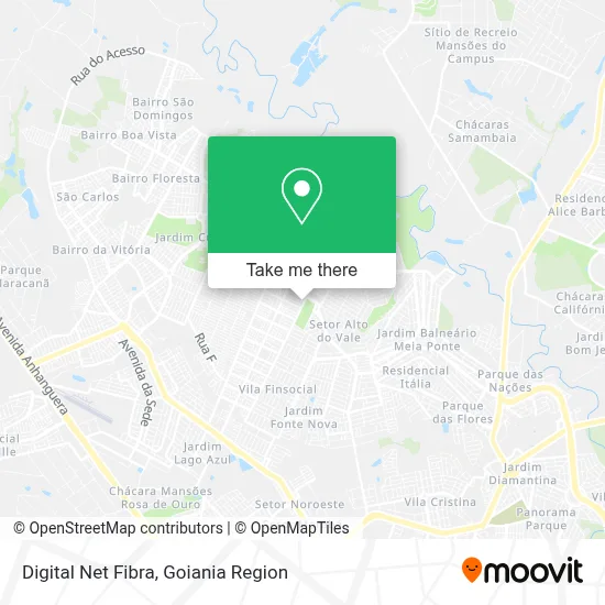 Digital Net Fibra map