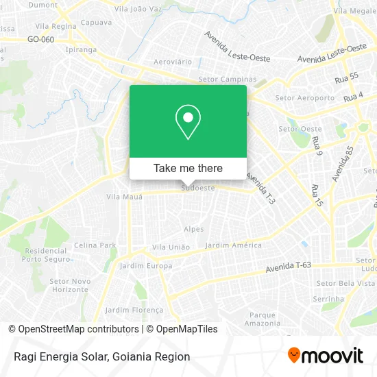 Ragi Energia Solar map
