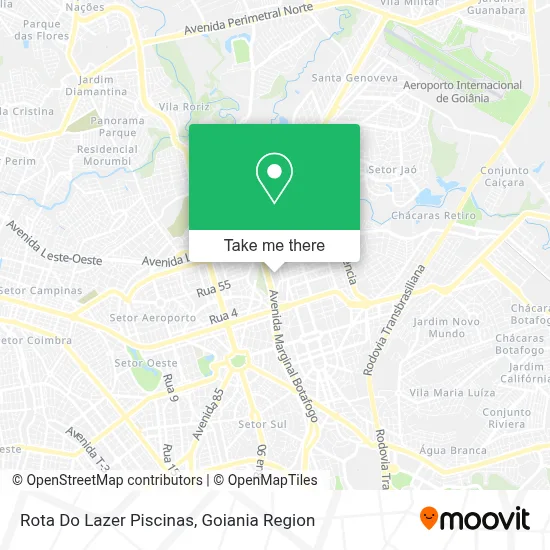 Rota Do Lazer Piscinas map