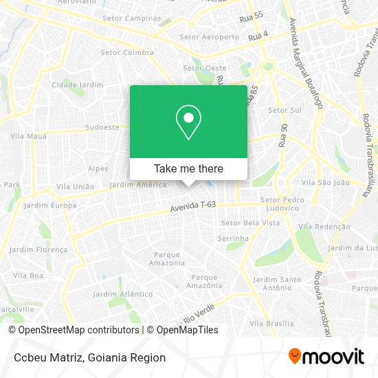 Ccbeu Matriz map