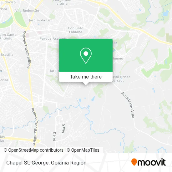 Chapel St. George map