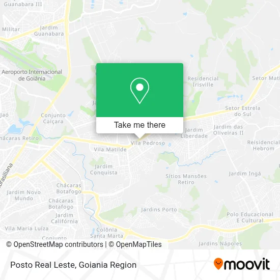 Posto Real Leste map