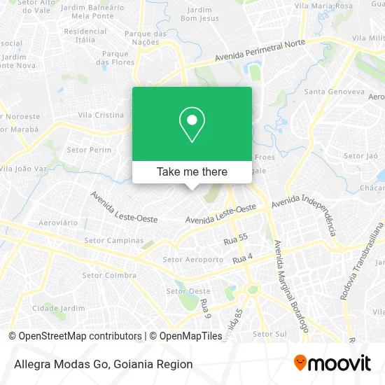 Allegra Modas Go map